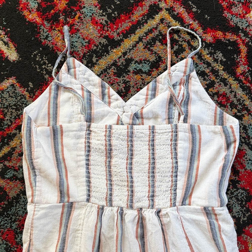 ✨ Effortless Summer Stripe Button Dress ✨ - Picture 4 of 6